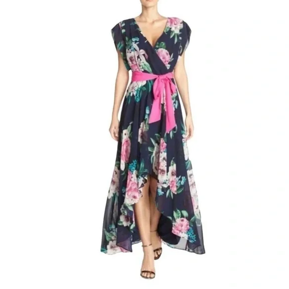 Eliza J | Dresses | Eliza J Floral Surplus Hi Low Belted Maxi Dress | Poshmark Eliza J | Dresses | Eliza J Floral Surplus Hi Low Belted Maxi Dress | Poshmark
